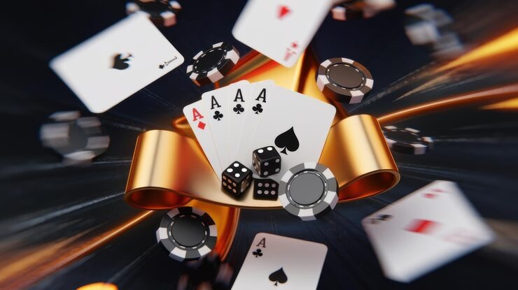 Live Dragon Tiger table with dealer, cards, and HD camera setup in royalvip studio